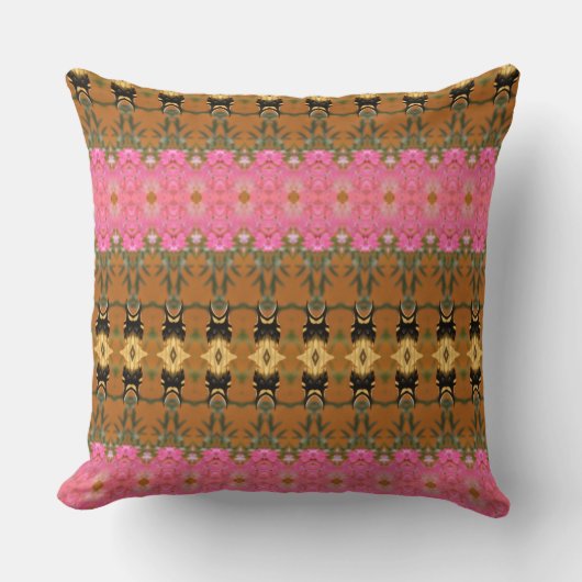 Goud Zwart en Pinks Kussen (Voorkant)