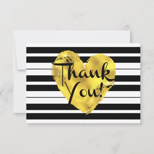 Goud, zwart en wit, met dank aan uw kaarten (Achterkant)