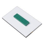 Goud, Zwart en Wit Pasfoto Naambadge (Achterkant)