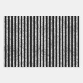 Goud, zwart en zilver Nieuwjaar set van 3 Inpakpapier Vel (Voorkant 3)