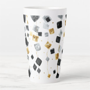Goud Zwart Gelukkig Nieuwjaar Latte Mok
