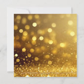 Goud Zwart Gestreepte Zonnebloem Herfst Bruiloft Kaart (Achterkant)