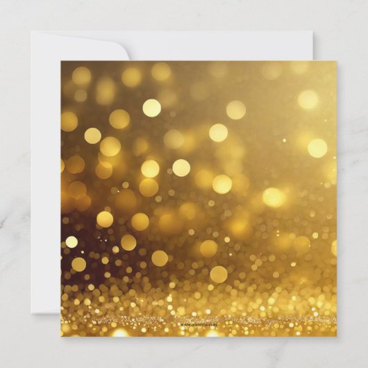 Goud Zwart Gestreepte Zonnebloem Herfst Bruiloft Kaart (Achterkant)