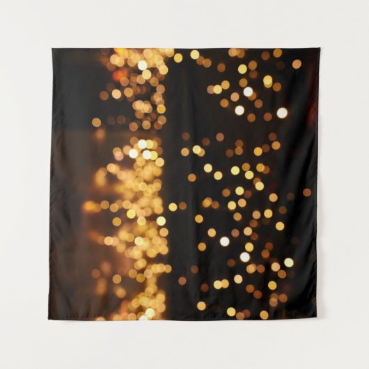 Goud Zwart Glitter: Abstracte De-gerichte Achtergr Wandkleed (Voorkant (horizontaal))