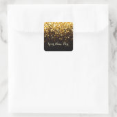 Goud Zwart Hollywood Glitz Glam Place Sticker (Tas)
