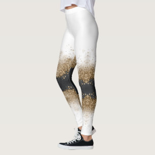 Goud & Zwart Kapsalon Leggings