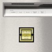 Goud & Zwart Klasse Mannen Magneet (Insitu (Vaatwasser))