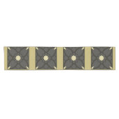 Goud Zwart Korte Tafelloper (Horizontaal)