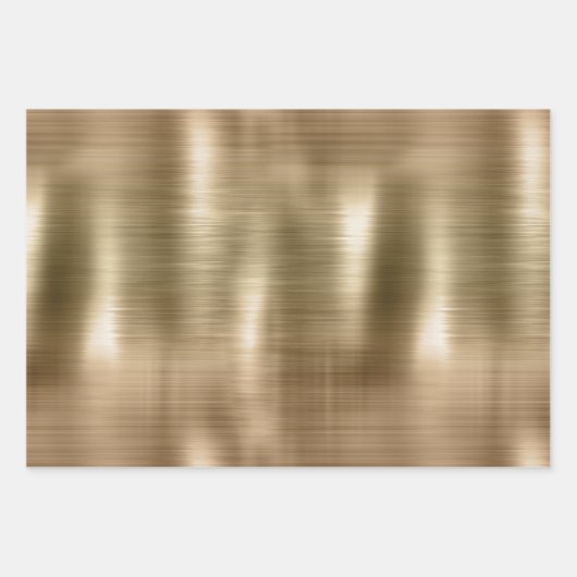 Goud Zwart Leopard Glitter Inpakpapier Vel (Voorkant 2)