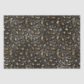 Goud Zwart Leopard Glitter Tissuepapier (Voorkant)