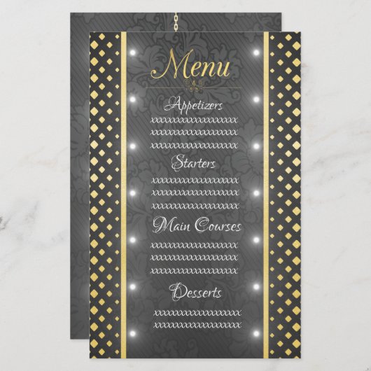 Goud/zwart licht (Voorkant / Achterkant)