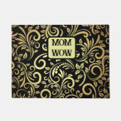 Goud & Zwart - MAM - WOW | Deurmat (Voorkant)