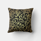 Goud & Zwart - MAM - WOW | Kussen (Achterkant)