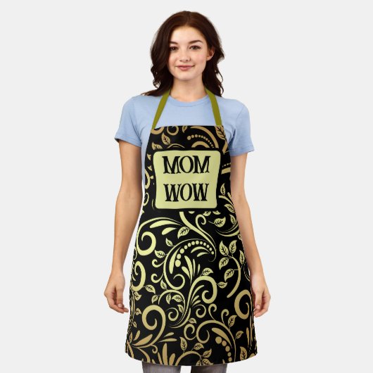 Goud & Zwart - MAM - WOW | Schort (Gedragen)