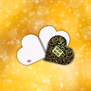 Goud & Zwart - MAM - WOW   Spiraal Notitieboek