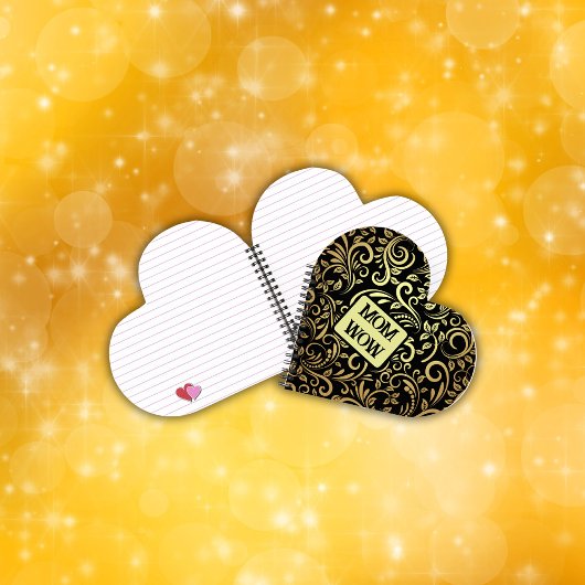 Goud & Zwart - MAM - WOW | Spiraal Notitieboek