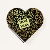 Goud & Zwart - MAM - WOW | Spiraal Notitieboek (Voorkant)