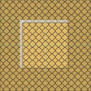 goud, zwart, marokkaans, quatrefolie, patroon, mod stof