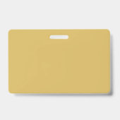 Goud & Zwart Minimalistisch Professioneel Modern Badge (Achterkant)