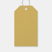 Goud & Zwart Minimalistisch Professioneel Modern Cadeaulabel (Achterkant)