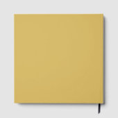 Goud & Zwart Minimalistisch Professioneel Modern Gastenboek (Achterkant)