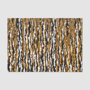 Goud & Zwart Modern Safari Regen Jungle Glam Feest Tissuepapier