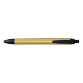 Goud Zwart Monogram Monogram Elegant Modern Zwarte Inkt Pen (Achterkant)