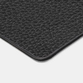 Goud Zwart Monogram Zwart Faux Leer Bureaumat (Hoek)