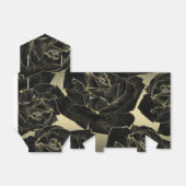 Goud & Zwart Roos Glam Elegant Classy Chic Party Bedankdoosjes (Uitgevouwen)