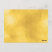 Goud Zwart Save Date Dertigste Verjaardagsfeestje Briefkaart (Achterkant)