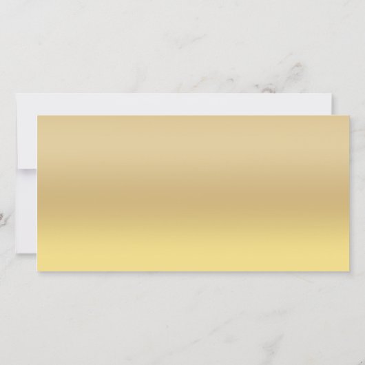 Goud Zwart Script Logo Zakelijk Cadeaubon (Achterkant)