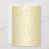 Goud Zwart Smaragd Groen Elegant Quinceanera Kaart (Achterkant)