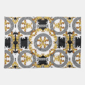 Goud zwart theedoek (Horizontaal)