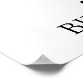 Goud Zwart Verjaardagsfeestje Custom 18x24 Foto Poster (Hoek)