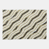 Goud Zwart Wit Keuken Handdoek (Horizontaal)