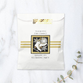 Goud Zwart Wit Schaatsen Partij Dank u Bedankzakje
