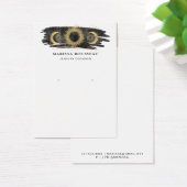 Goud Zwart Zon Maan Star Oorbel Display Kaart (Bureau)