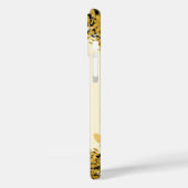 Goud & Zwarte Exotische Jungle Luipaard Glamour Cr Case-Mate iPhone Case (Achterkant / Links)