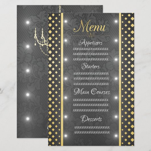 Goud/zwarte lichten (Voorkant / Achterkant)