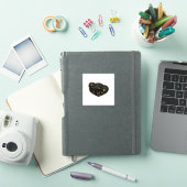 Goud & Zwarte Marmer Stier Zodiac Sticker (iPad Cover)