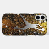  Goud & Zwarte Slam  Case-Mate iPhone Case (Achterkant (horizontaal))