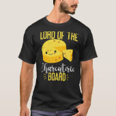 Gouda Cheese Lord of the Charcuterie Board T-shirt (Voorkant)