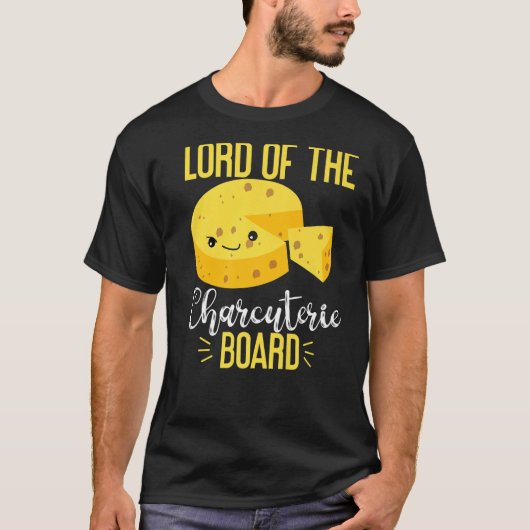 Gouda Cheese Lord of the Charcuterie Board T-shirt (Voorkant)