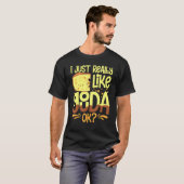 Gouda Cheese Roked Queso Slices Shredded T-shirt (Voorkant volledig)