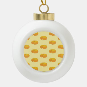Gouda Cheese Rounds Dutch Foodie Gastronomy Keramische Bal Ornament
