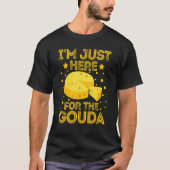 Gouda Cheese Smoked Queso Slices Shredded  1 T-shirt (Voorkant)