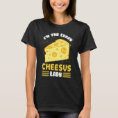 Gouda Cheesus Lady Cheese Gouda 2 T-shirt (Voorkant)