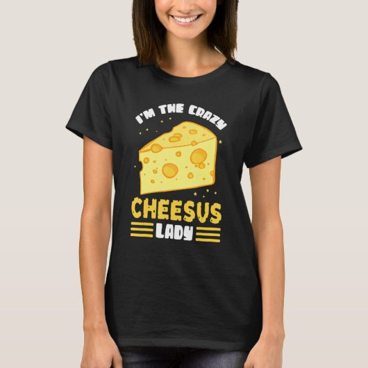 Gouda Cheesus Lady Cheese Gouda 2 T-shirt (Voorkant)