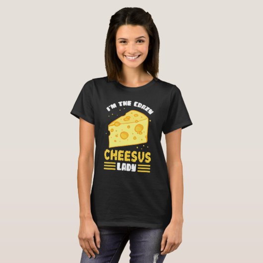Gouda Cheesus Lady Cheese Gouda 2 T-shirt (Voorkant volledig)