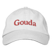 Gouda Embroidered Baseball Cap (Voorkant)